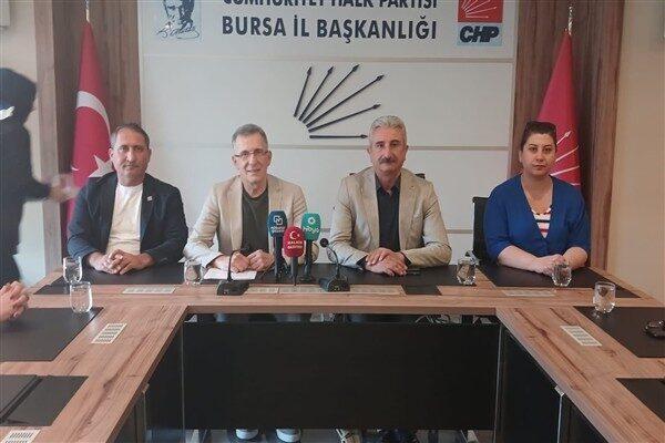 CHP Bursa İl Başkanı Nihat Yeşiltaş, mücadeleyi asla bırakmayacaklarını açıkladı.