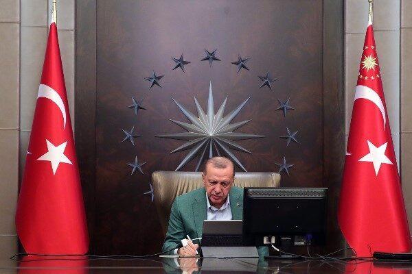 Cumhurbaşkanı Erdoğan, görüşmede Suriye’de Suveyda bölgesinden güvenlik güçlerinin çekilmesinin ardından