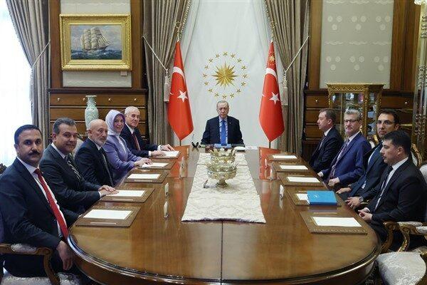 Cumhurbaşkanı Recep Tayyip Erdoğan, Kamu Denetçiliği Kurumu (KDK) Başdenetçisi Mehmet