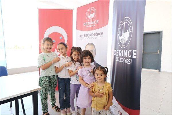 Derince Belediyesi’nin çocuklara yönelik düzenlediği Çocuk Atölyeleri, Temmuz ayı boyunca