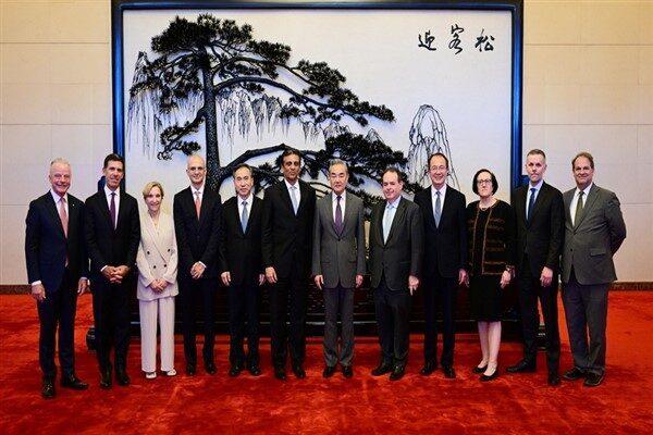 Wang Yi görüşmede, Çin'in ABD politikasının her zaman tutarlılığını ve