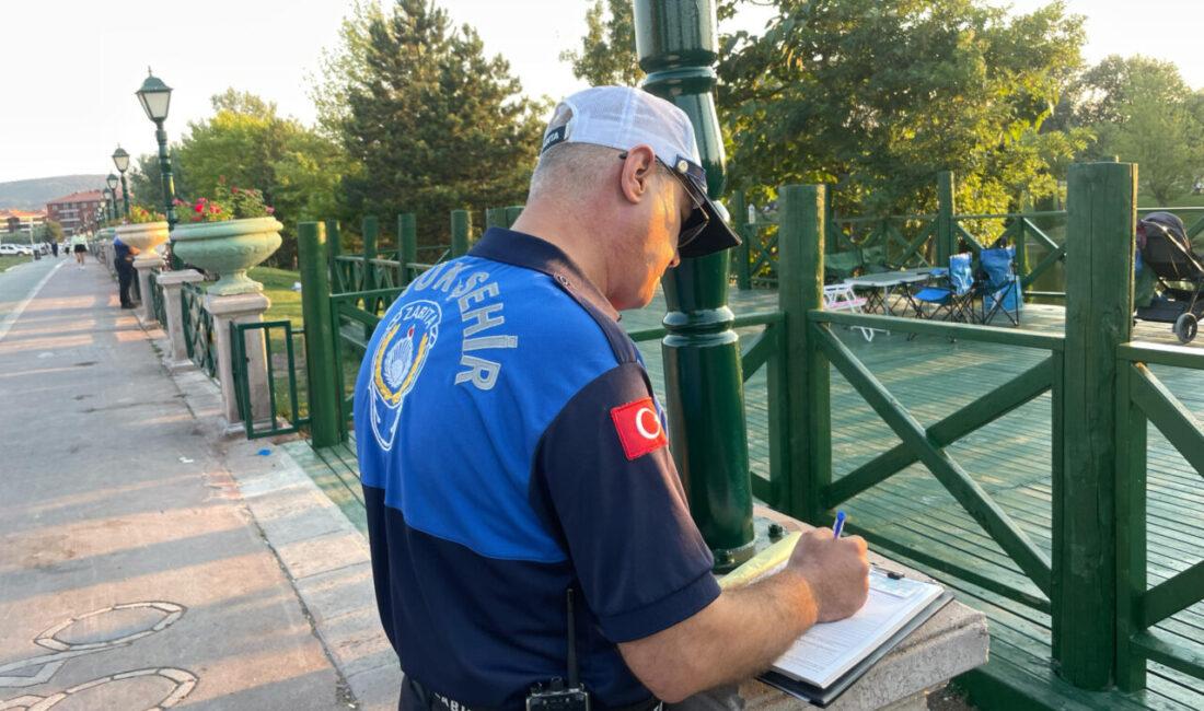 Büyükşehir Belediyesi Zabıta Dairesi Başkanlığı ekipleri, parkların halkın huzur ve