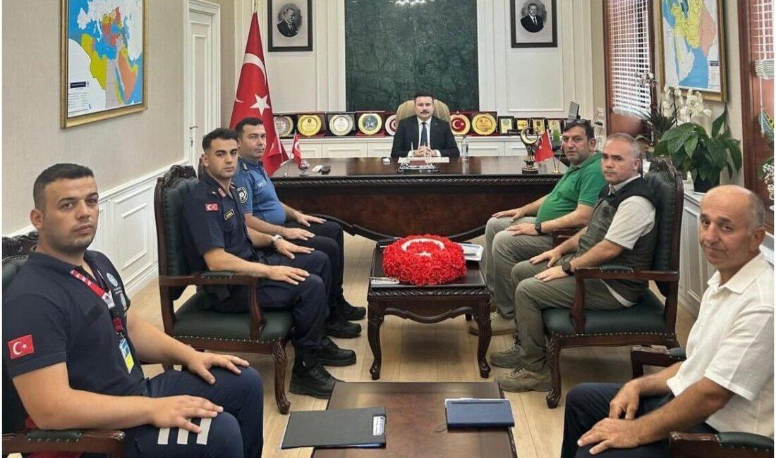 Gökçeada’da orman yangınlarıyla etkin mücadele kapsamında kritik bir toplantı gerçekleştirildi.