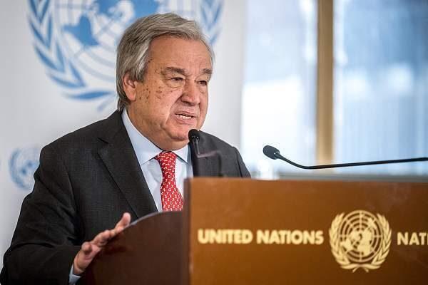 Birleşmiş Milletler Genel Sekreteri Antonio Guterres dün sözcüsü aracılığıyla yaptığı
