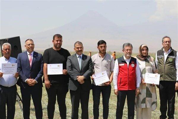 Tarım ve Orman Bakanlığı tarafından yürütülen proje kapsamında Iğdır’da 14