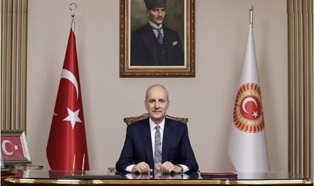 TBMM Başkanı Numan Kurtulmuş, Milli Savunma Bakanı Yaşar Güler ile