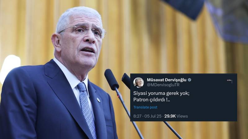 İYİ Parti Genel Başkanı Dervişoğlu, Karalar ve Tutdere’nin gözaltına alınmasına