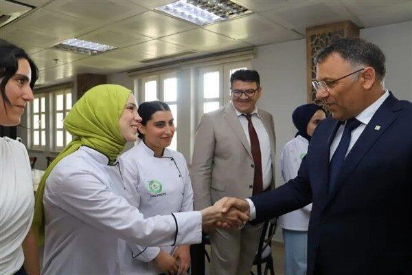 Ziyarette Rektör Yardımcısı Prof. Dr. Uğur Şimşek, Genel Sekreter Ahmet