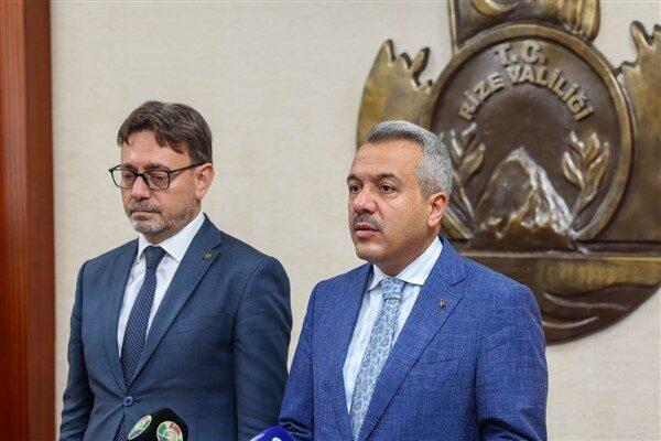 Rize Valisi İhsan Selim Baydaş ve TKDK Rize-Trabzon İl Koordinatörü