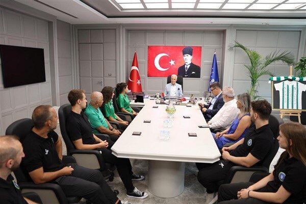 Ziyarette, Büyükşehir Belediyesi Genel Sekreteri Ergül Halisçelik, Gençlik ve Spor