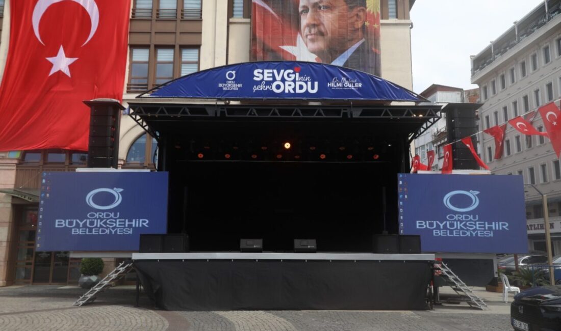 Ordu Büyükşehir Belediyesi tarafından şehirde yapılan ve yapılacak olan çalışmaların