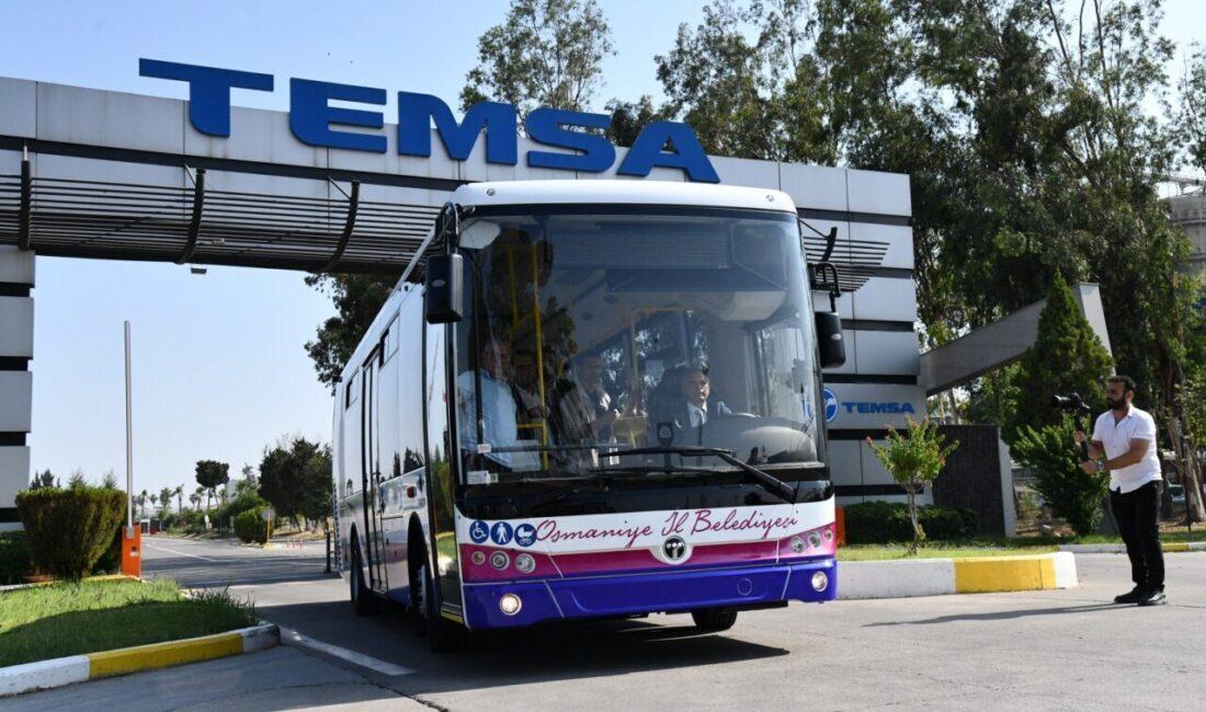 Osmaniye Belediyesi, toplu ulaşımı güçlendirmek amacıyla TEMSA tarafından üretilen yeni