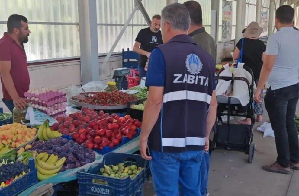 Tunceli Belediyesi, Atatürk Mahallesi Kapalı Pazar Yeri’nde zabıta ekipleri tarafından