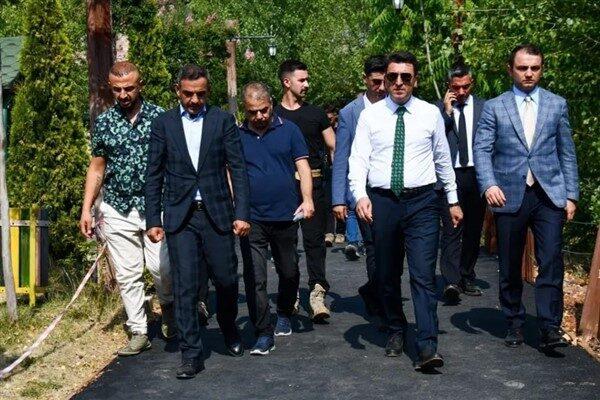 Tunceli Belediyesi tarafından yürütülen çevre düzenleme çalışmaları kapsamında, Vali ve