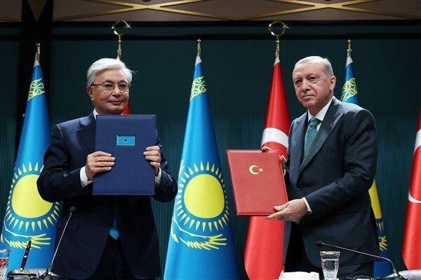 Cumhurbaşkanı Erdoğan ve Tokayev'in baş başa görüşmelerinin ve Yüksek Düzeyli