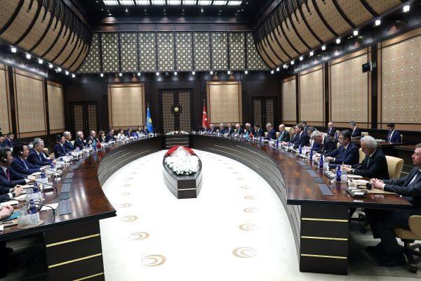 Cumhurbaşkanı Recep Tayyip Erdoğan, Kazakistan Cumhurbaşkanı Kasım Cömert Tokayev ile