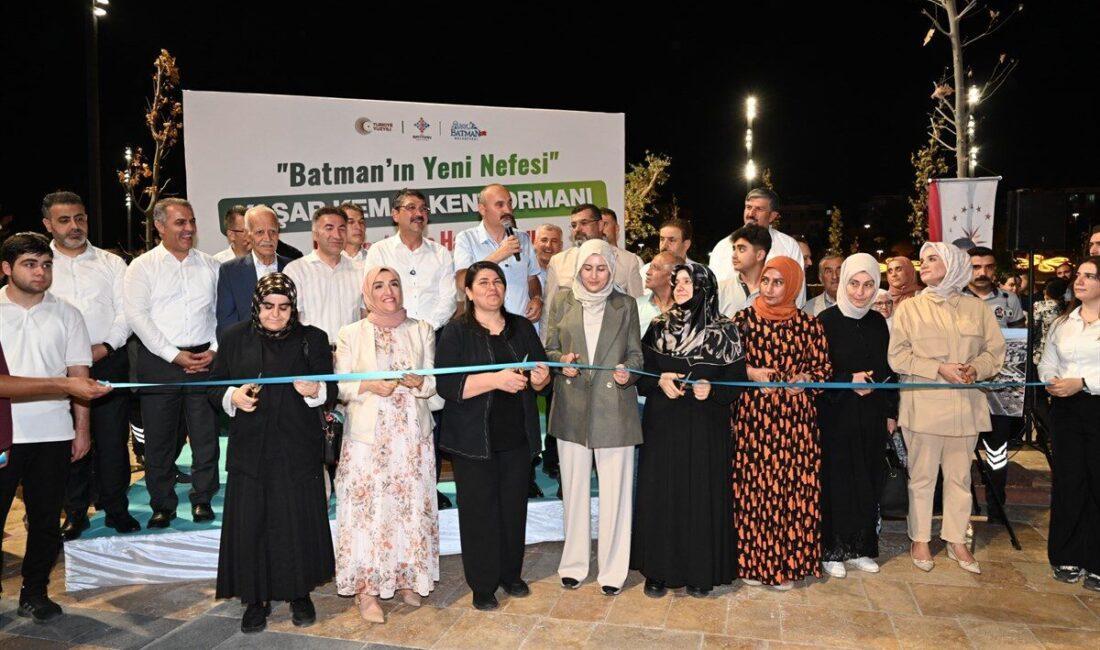 Çamlıtepe Mahallesi’nde 146 dönümlük alana üzerinde Batman Belediyesi tarafından yapılan