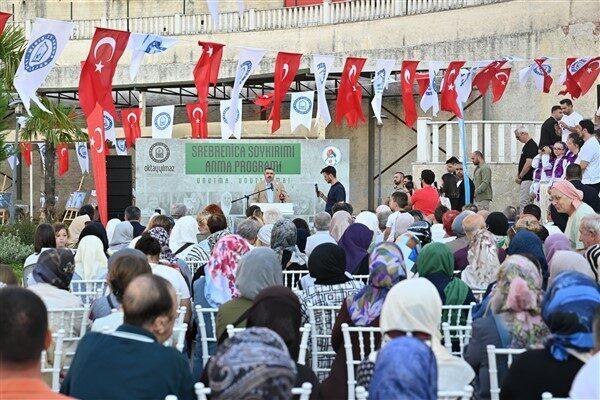 Sular Vadisi’nde düzenlenen anma programına Yıldırım Belediye Başkanı Oktay Yılmaz,