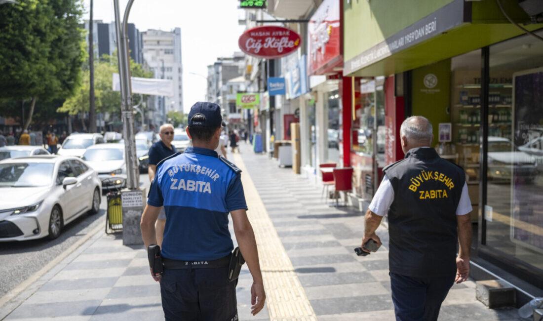 Mersin Büyükşehir Belediyesi Zabıta Dairesi Başkanlığı’na bağlı Denetleme Şube Müdürlüğü