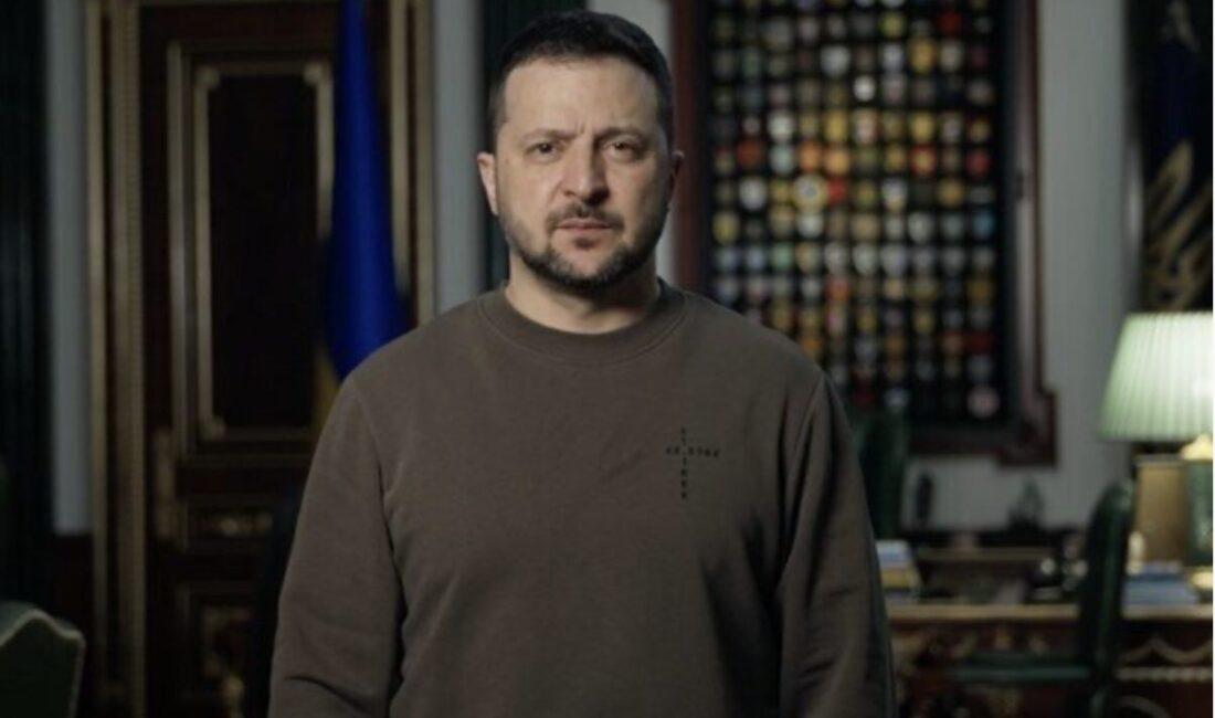 Ukrayna Devlet Başkanı Volodimir Zelenski, sosyal medya hesabından yaptığı açıklamada,