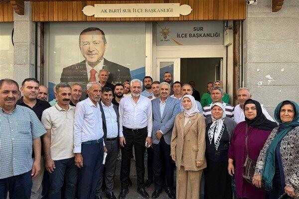 AK Parti Diyarbakır Milletvekili Ensarioğlu ile İl Başkanı İler, Diyarbakır’ın