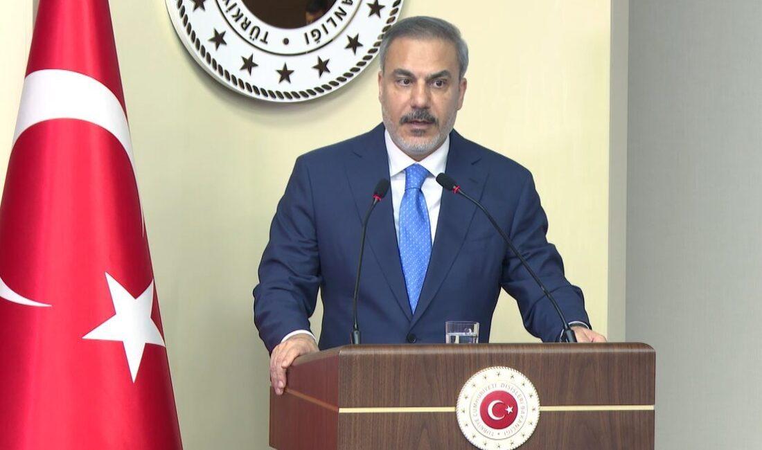 Dışişleri Bakanı Fidan, Türkiye Büyük Millet Meclisi'nde, Filistinliler için toplandığını