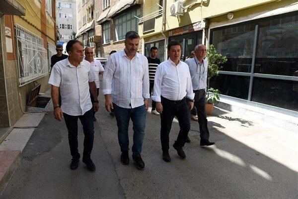 İlçenin farklı bölgelerini tek tek gezen Başkan Aydın, vatandaşların talep