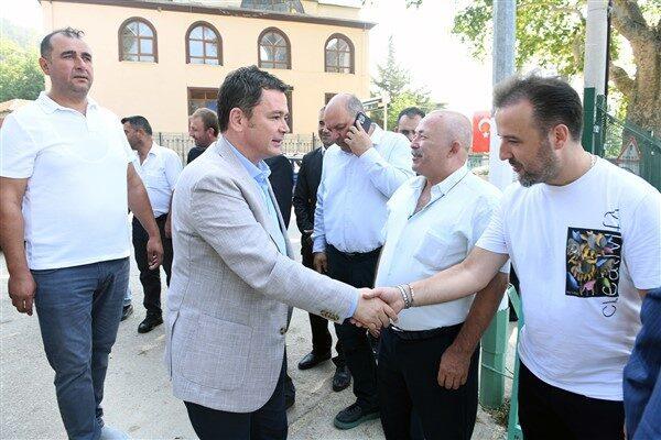 Başkan Aydın’a buluşmada, CHP Bilecik Milletvekili Yaşar Tüzün, CHP Bursa