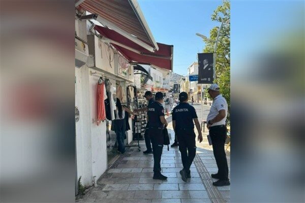 Yarımada genelinde çalışmalarını sürdüren zabıta ekipleri; hanutçuluk, dilencilik ve izinsiz