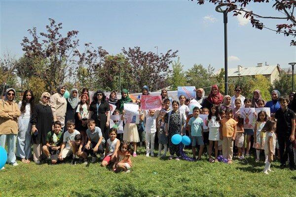Kadın ve Aile Hizmetleri Dairesi Başkanlığı tarafından idari binasının bahçesinde