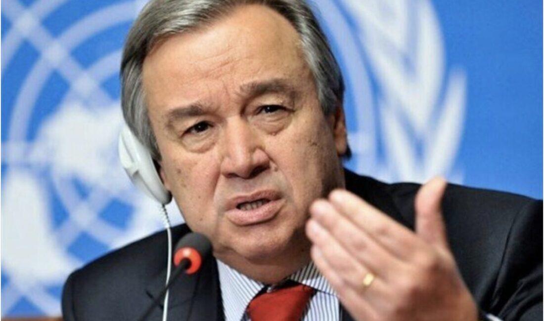 BM Genel Sekreteri Guterres, Gazze’deki insani duruma ilişkin açıklama yaptı.