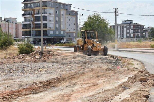 Fen İşleri Müdürlüğü ekipleri tarafından yürütülen çalışmalar kapsamında, Kerkük Caddesi’nde