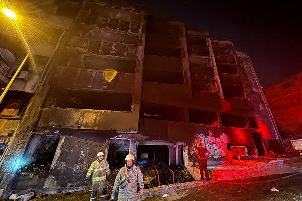İzmir'in Konak ilçesi Kestelli Mahallesi’nde bulunan 5 katlı bir binanın