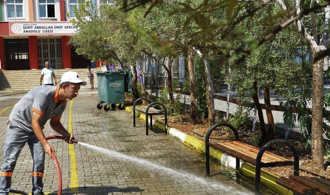 Alanya Belediyesi tarafından , yeni eğitim-öğretim dönemine sayılı günler kala