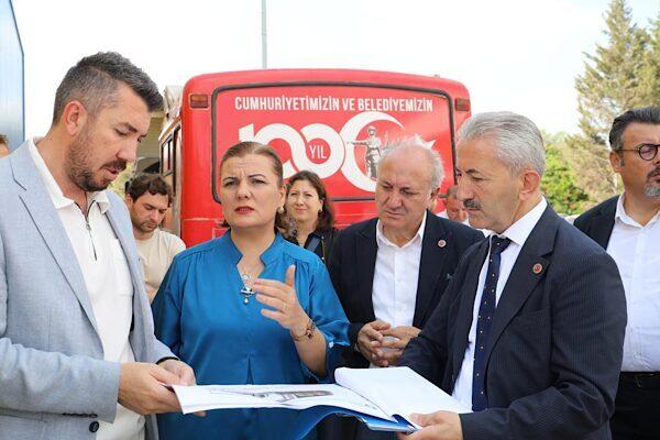 İzmit Belediyesi tarafından, Alikahya Hizmet Binası çevresinde düzenleme çalışmaları başlatıldı.