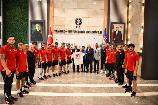 Başkan Vekilleri  Kanca ve Gülay tarafından ağırlanan ekipte, A Milli