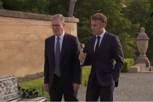 Fransa Cumhurbaşkanı Emmanuel Macron'un ev sahipliğinde, Ukrayna lideri Volodimir Zelenski
