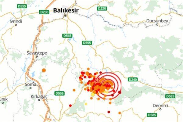 Boğaziçi Üniversitesi Kandilli Rasathanesi ve Deprem Araştırma Enstitüsü (KRDAE) verilerine
