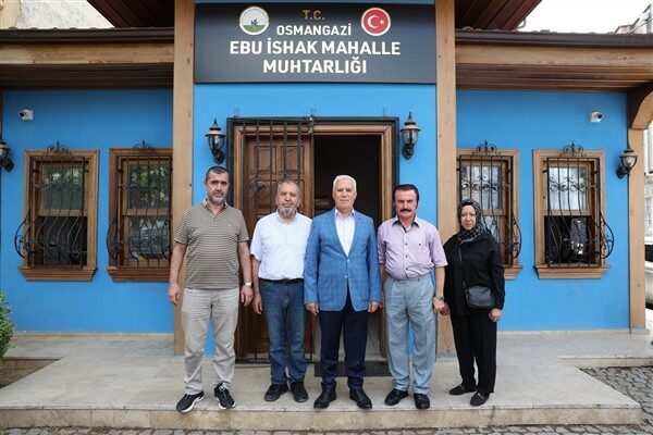 Büyükşehir Belediye Başkanı Mustafa Bozbey, Osmangazi ilçesi Ebu İshak Mahallesi’ni