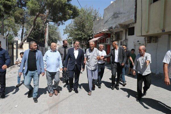 Ziyarette Belediye Başkanı Mehmet Canpolat'a, Belediye Meclis Üyesi Ahmet Demirkan