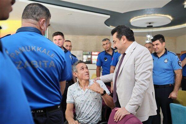 Pamukkale Belediye Başkanı Ertemur, Zabıta Haftası’nda, zabıta personeliyle YSE Ana