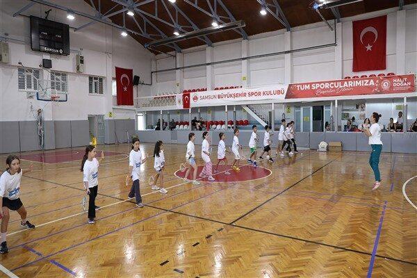 Samsun Büyükşehir Belediyesi tarafından hayata geçirilen yaz spor okulları sona