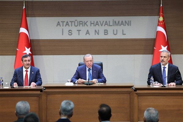 Cumhurbaşkanı erdoğan'ın konuşmasından bazı satır başları şöyle: "Salı günü BMGK'ya