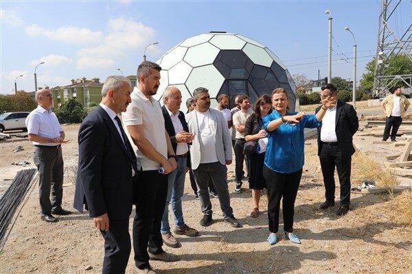 Yahya Kaptan Mahallesi'nde kente kazandırılacak olan Teknoloji Geliştirme Merkezinin çalışmalarını