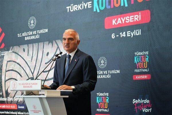 Bakanlıktan yapılan açıklamaya göre, Kültür ve Turizm Bakanı Ersoy, Türkiye’nin