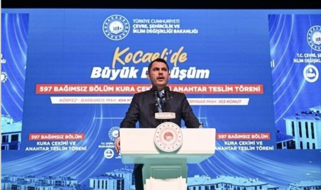 Çevre, Şehircilik ve İklim Değişikliği Bakanı Kurum, deprem bölgesinde yürütülen