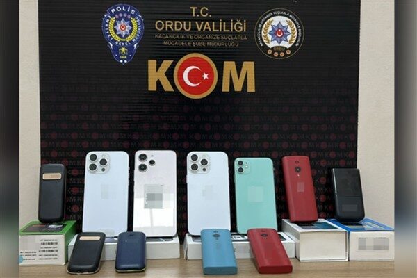 Ordu İl Emniyet Müdürlüğü KOM Şube Müdürlüğünce gerçekleştirilen çalışmalar sonucu