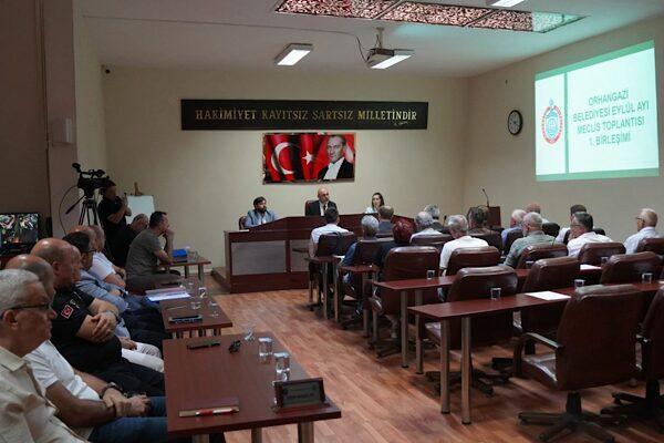 Orhangazi Belediyesi 2025 yılı Eylül ayı olağan belediye meclis toplantısı,