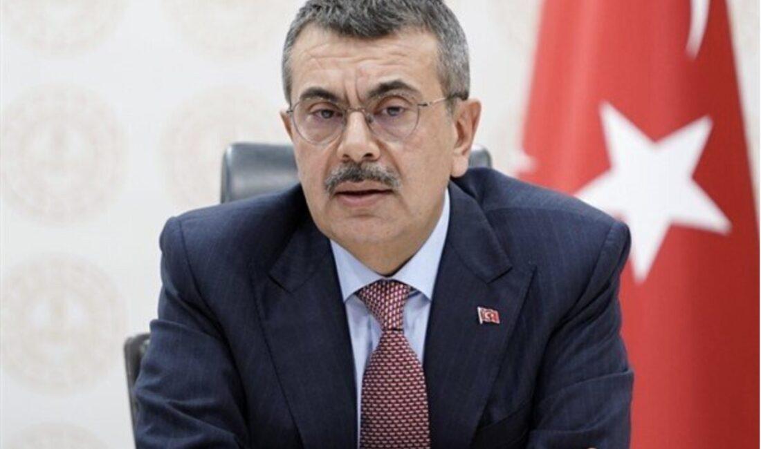  Milli eğitim Bakanlığı'ndan yapılan açıklamaya göre ,Milli Eğitim Bakanı Tekin