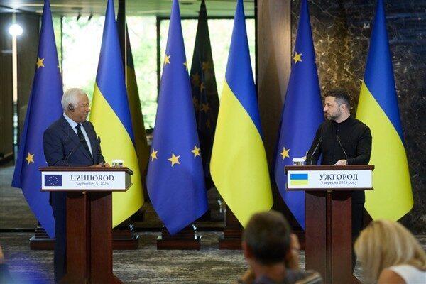 Ukrayna Devlet Başkanı Zelenski, Avrupa Konseyi Başkanı Antonio Costa ile